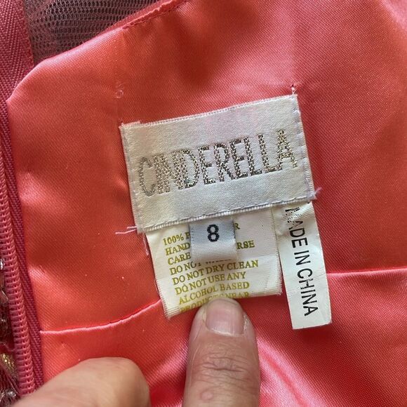 NWT Cinderella Sleeveless Round Neck A-Line Dress Size 8 - Picture 9 of 15